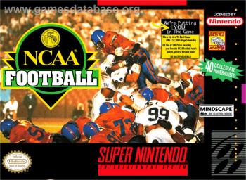 Cover NCAA Football for Super Nintendo